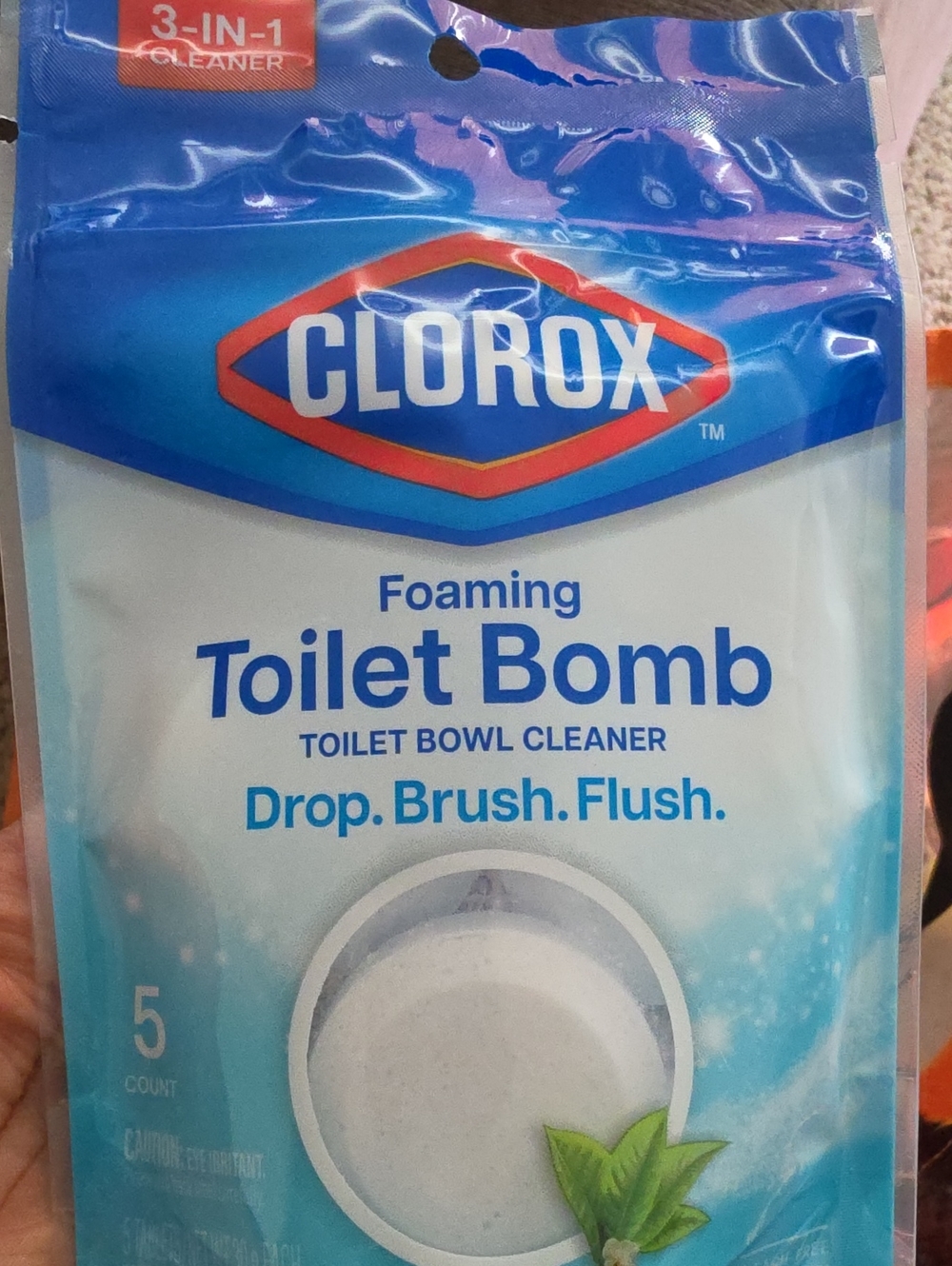 Clorox Blue & White Foaming Toilet Bomb Cleaner